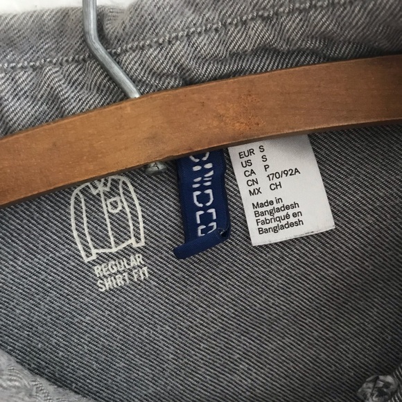 Gray Button-Down Shirt - Picture 3 of 3